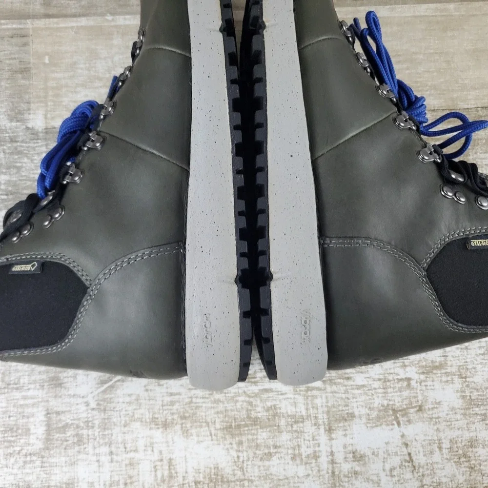 Danner Vertigo 917 Mens Hiking Shoes Sz 8 Dark Gray Lace Up Mid Top Waterproof